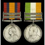 Pair: Private E. Guy, Mounted Infantry, Loyal North Lancashire Regiment Queen's South Afr...