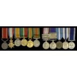 An unattributed S.G.M. group of six miniature dress medals Sea Gallantry Medal, G.V.R., bro...