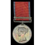 Military General Service 1793-1814, 1 clasp, Java (Corpl. Peter Riddle, 78th. Foot.) edge ni...