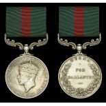 The Burma Gallantry Medal awarded to Naik Walu Naw, Northern Kachin Levies Burma Gallantr...