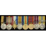 Eight: Warrant Officer E. A. Etheridge, Army Service Corps, late Grenadier Guards Queen's...