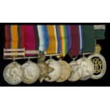 Eight: Lieutenant and Quartermaster E. Simmonds, Royal Durban Light Infantry, late Army Serv...