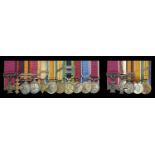 An unattributed V.C., O.B.E. group of eleven miniature dress medals Victoria Cross; The Mos...