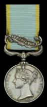 Crimea 1854-56, 1 clasp, Sebastopol (996 Qr. Mr. Serjt. Jn. Dwyer 46th. Regt.) privately eng...