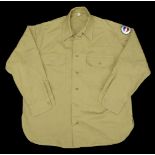 A Khaki Shirt and Trousers. A khaki shirt and trousers which were used in 2001 production o...