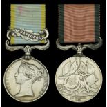 Pair: Captain R. Coote, 46th Foot Crimea 1854-56, 1 clasp, Sebastopol (Lieut. R. Coote. 4...