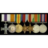 A Great War 'Western Front' M.C. group of seven awarded to Lieutenant A.C. B. Watts, Intelli...