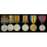 Family Group: Four: Acting Regimental Sergeant Major G. H. Harley, Oxfordshire Light Infa...
