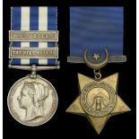 Pair: Private C. Ash, Duke of Cornwall's Light Infantry Egypt and Sudan 1882-89, dated re...