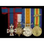 A Great War 'Italian theatre' A.R.R.C. group of four awarded to Sister N. A. Maling, Queen A...