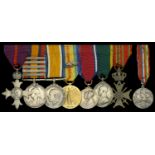 A Great War M.B.E. group of seven awarded to Captain A. Hudson, Royal Engineers, late 15th B...