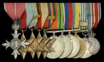 A scarce 'gallantry' post-War M.B.E. group of eleven awarded to Lieutenant-Commander R. H. W...