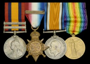 Four: Private E. J. Spencer, Royal Sussex Regiment Queen's South Africa 1899-1902, 2 clas...