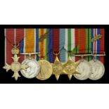 A Second War 'Italy theatre' O.B.E. group of seven awarded to Colonel L. C. Boyd, Royal Corp...