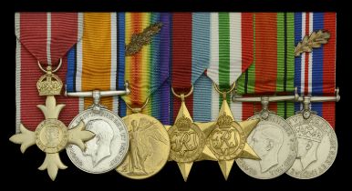 A Second War 'Italy theatre' O.B.E. group of seven awarded to Colonel L. C. Boyd, Royal Corp...