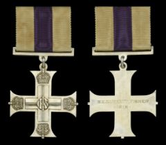 A Great War M.C. awarded to Captain W. E. Garrett-Fisher, Highland Light Infantry Militar...