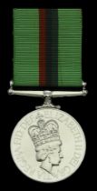 Royal Ulster Constabulary Service Medal, E.II.R. (Const P R Sheldrake) on 1st type riband, i...