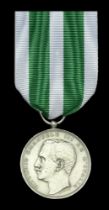 Italy, Kingdom, Messina Earthquake Medal 1908, silver, unnamed, edge bruising, nearly very f...