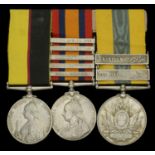 Three: Private H. McKenzie, Seaforth Highlanders Queen's Sudan 1896-98 (5301 Pte. H. Mc.K...