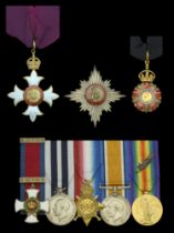 The important K.B.E, C.I.E., D.S.O., K.P.M. group of seven awarded to Sir J. A. Wallinger, D...
