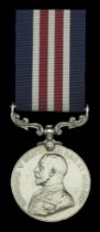 A Great War 'Western Front' M.M. awarded to Gunner C. Palfrey, Royal Field Artillery Mili...