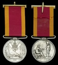 26th Foot Medal 1823, by Narcisse, manufactured by Rundell, Bridge and Rundell, 43mm, silver...
