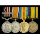 A Great War 'Western Front' M.M. and Second Award Bar group of four awarded to Sergeant A. R...