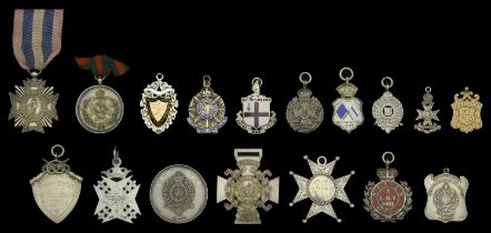 Regimental Prize Medals (17), Lancashire Fusiliers, 9ct gold; 1st C.V.R.; 1st L.R.V.; 2nd L....