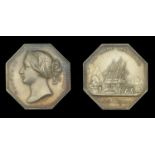 Arctic Medal 1818-55, a silver specimen planchet of the adopted octagonal medal, unmounted,...