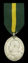 Territorial Force Efficiency Medal, E.VII.R. (450 Pte. J. Bennett. 4/E. Lanc: Regt.) pawnbro...