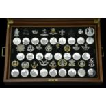 Great British Regiments, 1977, a set of 52 frosted silver medals by the Birmingham Mint, lim...