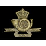 Westmeath Rifle Militia Other Ranks Glengarry Badge. A good example c.1874-81, blackened cr...