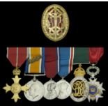 An inter-War Knight Bachelor, Great War O.B.E. group of seven awarded Major Sir William O. W...