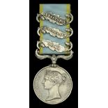 The Crimea Medal awarded to Private W. Ramsey, 93rd Highlanders, one of the 'Thin Red Line'...