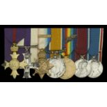 A fine Great War O.B.E., M.C. group of seven awarded to Colonel H. L. Howell, Royal Army Med...