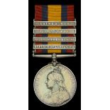 Queen's South Africa 1899-1902, 4 clasps, Defence of Ladysmith, Orange Free State, Transvaal...