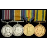 A Great War 'Western Front' M.M. group of four awarded to Corporal E. Blakeway, Worcestershi...