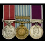 A post-War B.E.M. group of three awarded to Sergeant R. W. Kinsley, 42 Field Regiment, Royal...