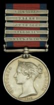Military General Service 1793-1814, 5 clasps, Salamanca, Vittoria, Pyrenees, Orthes, Toulous...