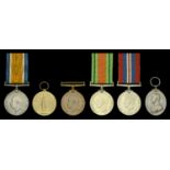 Six: Corporal G. Gardner, Royal Scots, late Scottish Rifles British War and Victory Medal...