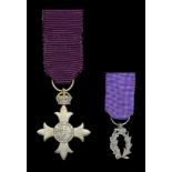 Miniature Medals: The Most Excellent Order of the British Empire, M.B.E. (Civil) Member's 1s...