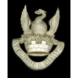 North Mayo Militia Other Ranks Glengarry Badge. A good example c.1874-81, white metal phoen...