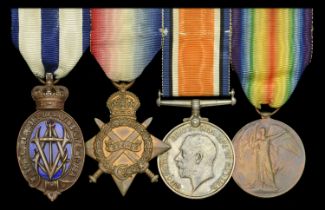 A fine and extremely well-documented Albert Medal for Sea group of four awarded to Lieutenan...