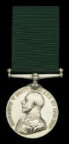 Volunteer Force Long Service Medal (India & the Colonies), G.V.R. (Pte. A. J. G. Bean, Dehra...