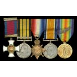 A Great War 'Gallipoli' D.S.O. group of five awarded to Lieutenant-Colonel K. G. Campbell, R...