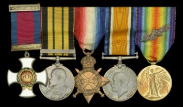 A Great War 'Gallipoli' D.S.O. group of five awarded to Lieutenant-Colonel K. G. Campbell, R...