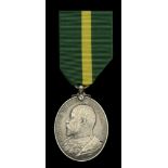 Territorial Force Efficiency Medal, E.VII.R. (171 l. Cpl. W. D. Stuart. 7/Rl. Scots.) contac...