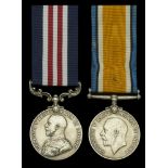 A Great War M.M. pair awarded to Driver P. Simpson, Royal Army Service Corps Military Med...