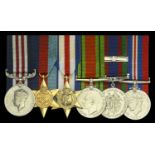 A fine Second War 'breaking of the Rhine defence line' immediate M.M. group of six awarded t...