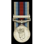 Operational Service Medal 2000, for Afghanistan, 1 clasp, Afghanistan (25136801 Pte M D Jame...